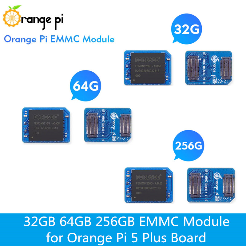 Orange Pi 5 Plus 16Gb - Orange Pi 32GB 64GB 256GB EMMC