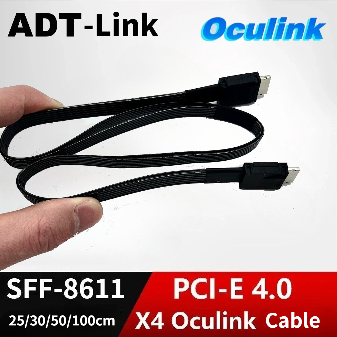 ADT-Link PCI-E 4.0 X4 SFF-8611 - đánh giá và giá Oculink Egpu Mini Pc