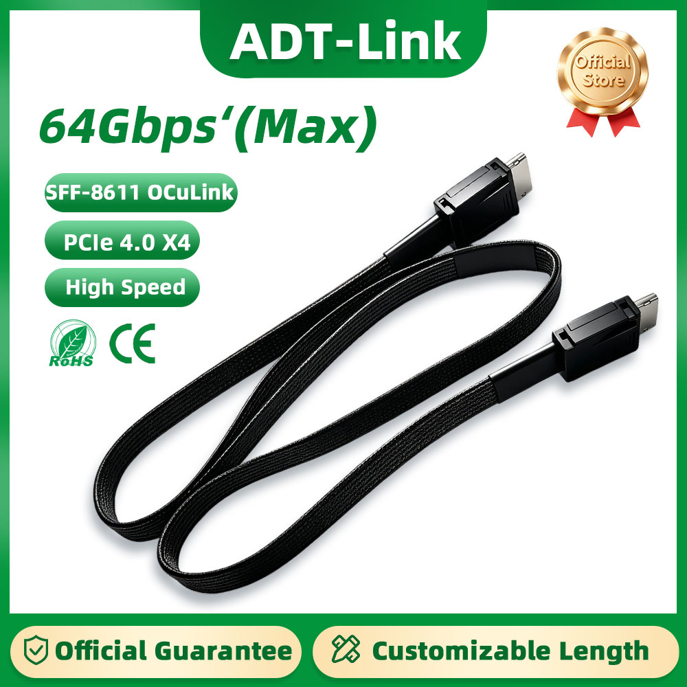ADT-Link 64Gb Male to Male PCI - đánh giá và giá Oculink Egpu Mini Pc