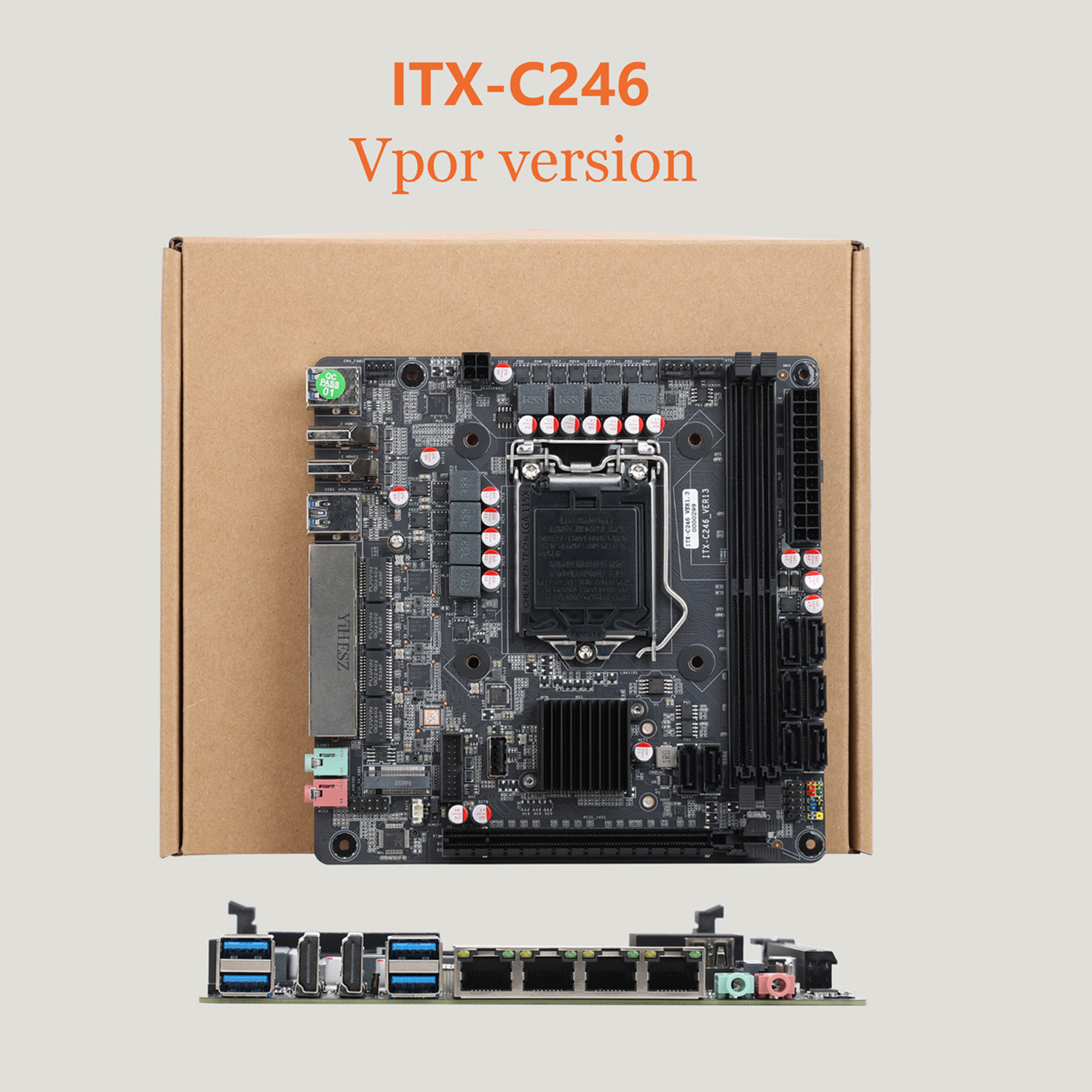 LGA1151 C246 Vpro NAS Motherbo - đánh giá và giá Nas Motherboard 8 Sata Mini Itx