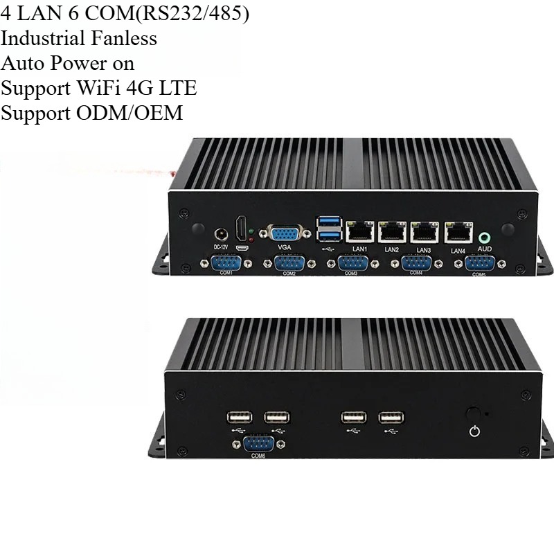 Fanless Industrial Mini PC Cor - đánh giá và giá Fanless Industrial Pc Rs485 Core I7